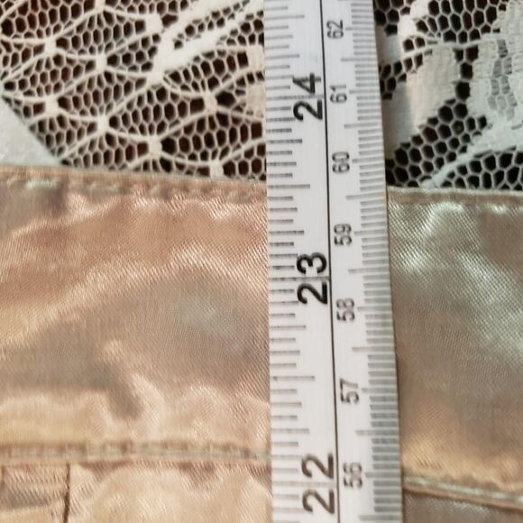 Y2K Indie Sleaze Downtown Girl Metallic Champagne Gold Jacket - Picture 6 of 6